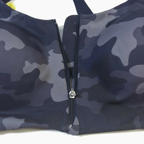 Camo Print High Support Zip Front Bra 36DD - Picture 6 of 6